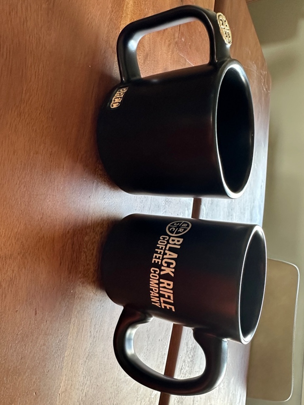 Black Rifle Coffee Company Matte Black Logo Mugs